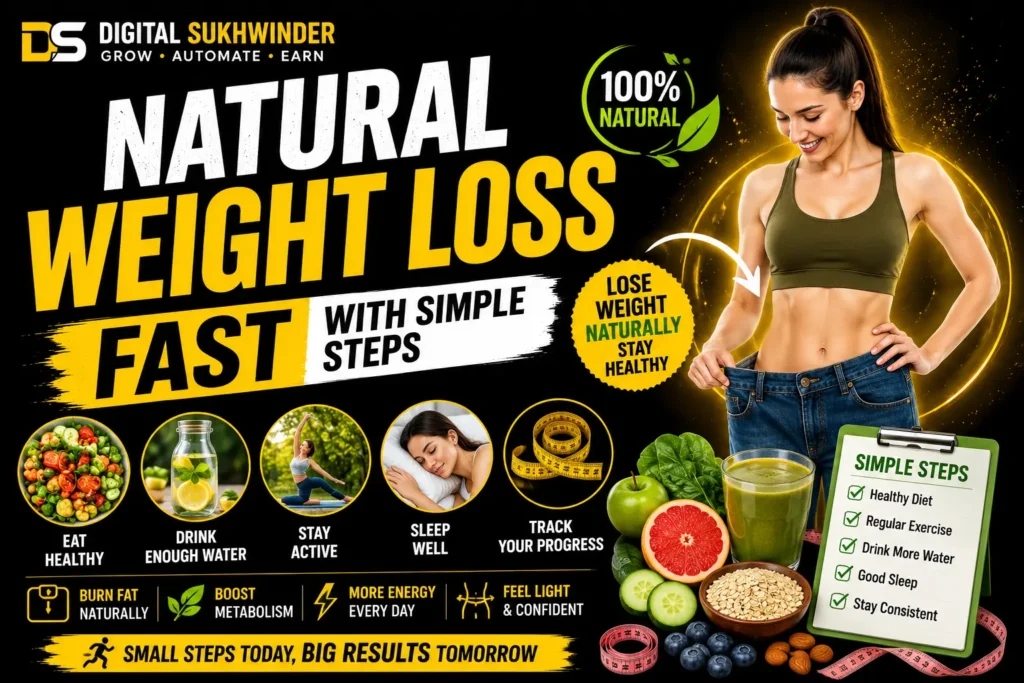 Natural Weight Loss Fast With Simple Steps
