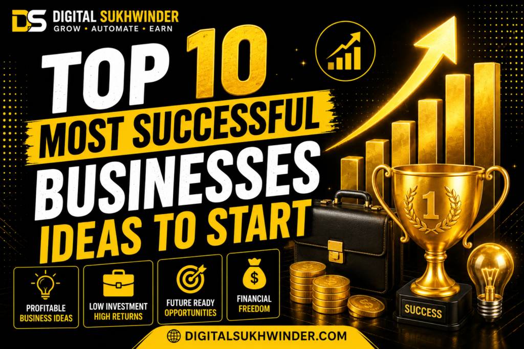 Top 10 Most Successful Businesses Ideas To Start